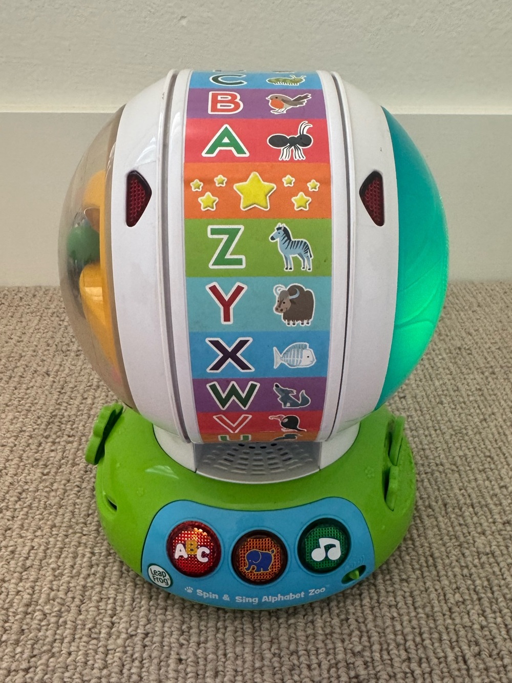 Leap Frog Spin & Sing Alphabet Zoo Toy